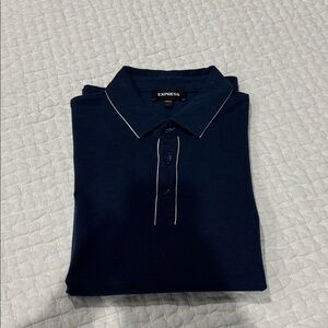 Express Dark Blue Polo Shirt